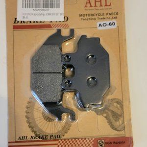 AHL Motorcycle Brake Pad Part, Rear Brake Pad New in Pkg AO-60